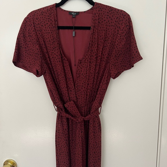Rails Maroon Polka dot Jumpsuit S - Picture 4 of 5